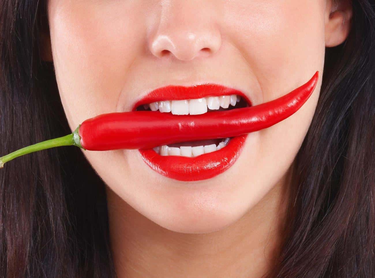 Close-up of a smile with immediate whitening results after treatment Rugby